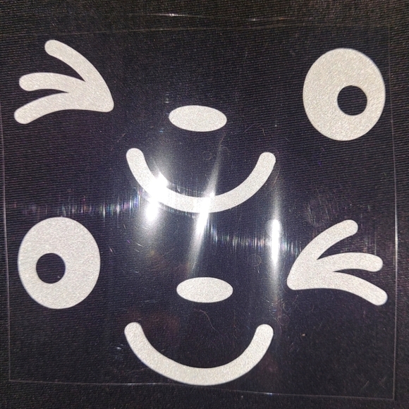 Auto Side Mirrors Wink Smiley Face Decals - Picture 6 of 6